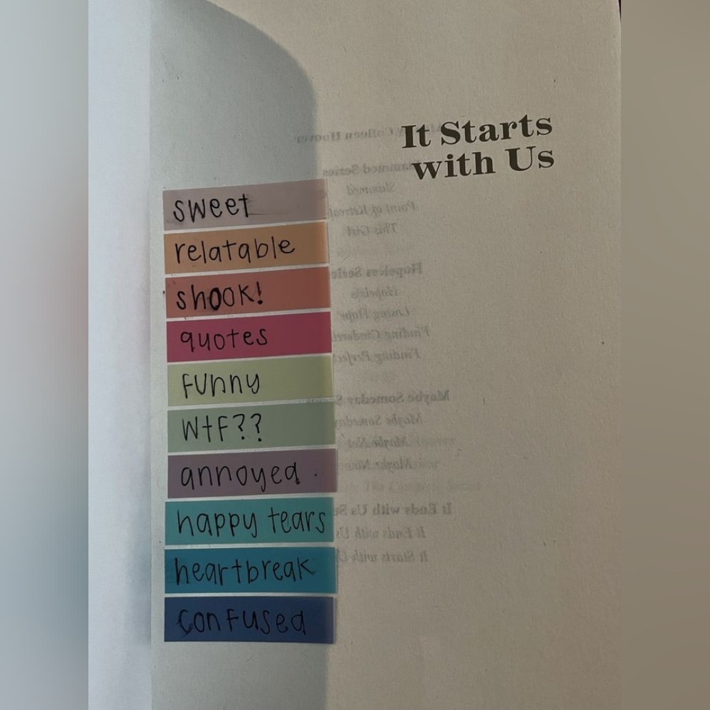 NEW COLORFUL BOOK TABS ! - Picture 5 of 7